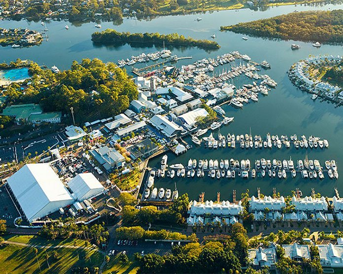 MARITIMO PLANNING MAJOR ON WATER DISPLAY FOR SANCTUARY COVE BOAT SHOW