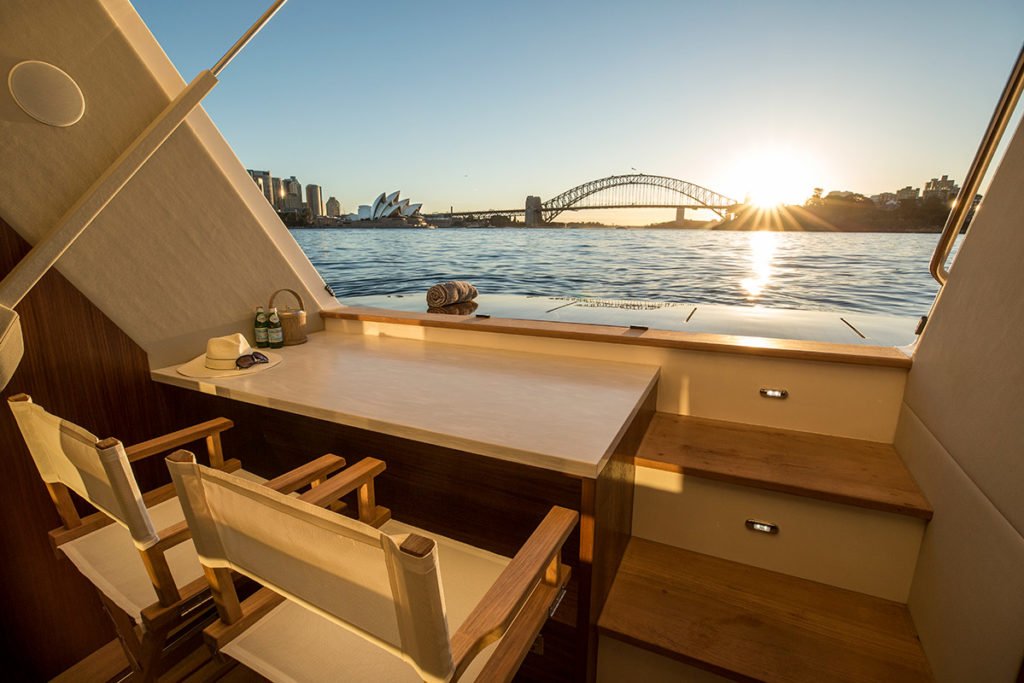 Maritimo X60 in Sydney Harbour